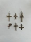 VINTAGE STERLING SILVER CROSS PENDANTS