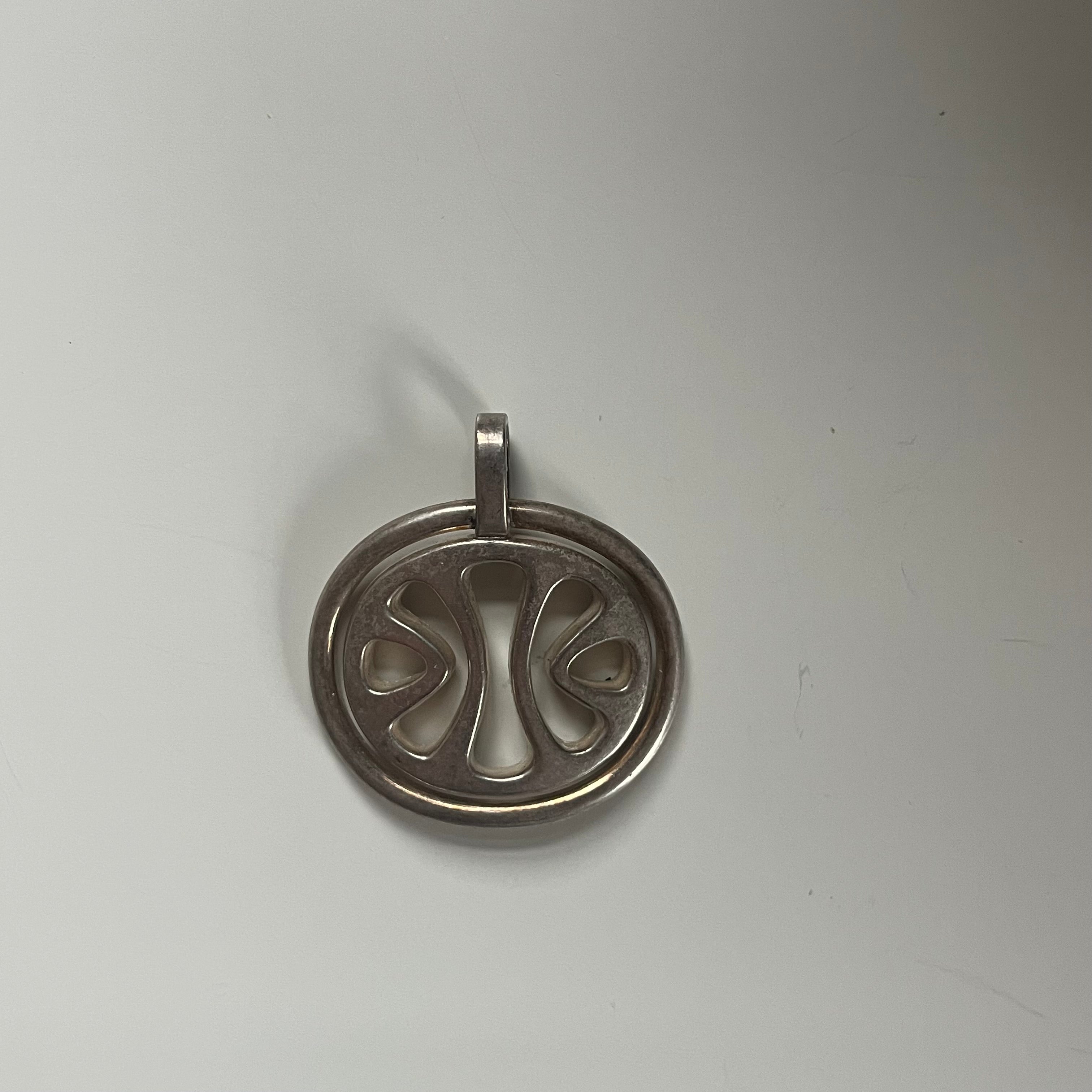 Vintage cutout heavy pendant