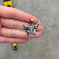 Vintage Abalone Butterfly pendant