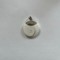 VINTAGE STERLING SILVER SHIVA EYE SHELL PENDANT