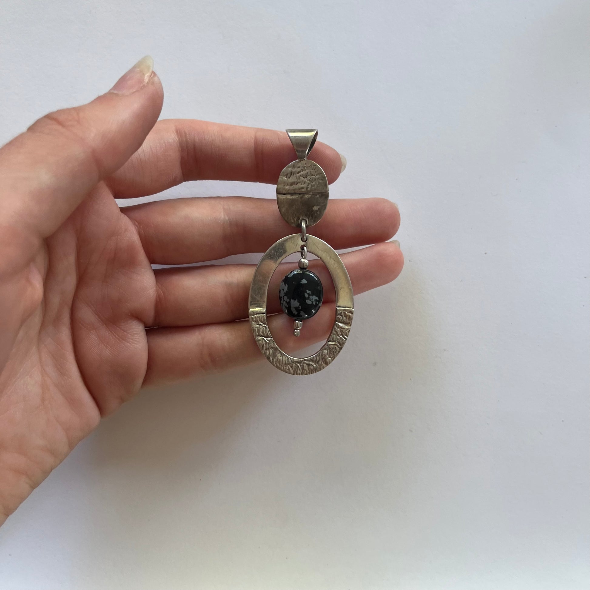 VINTAGE STERLING SILVER MEXICAN PENDANT