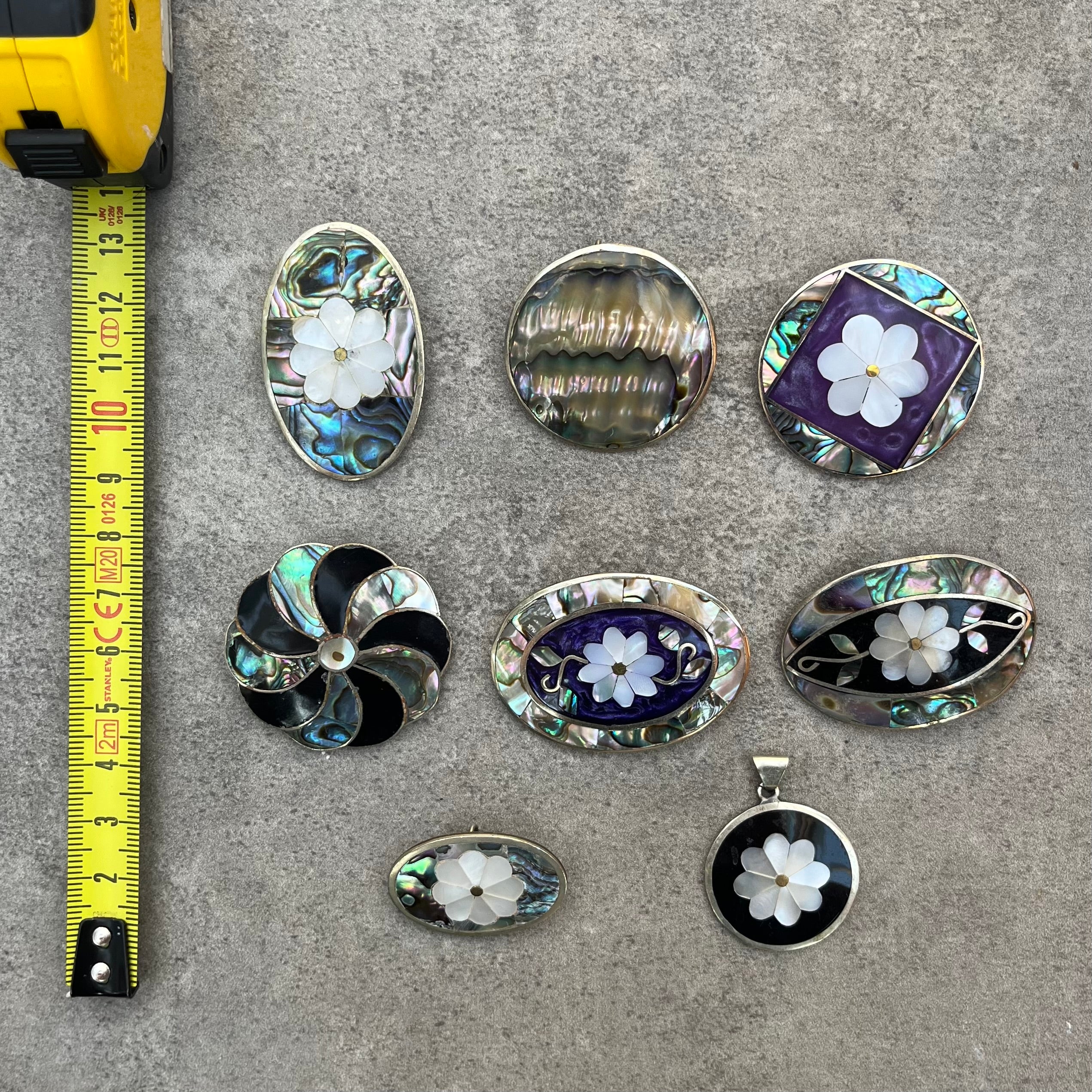 Vintage Mother of Pearl pendants