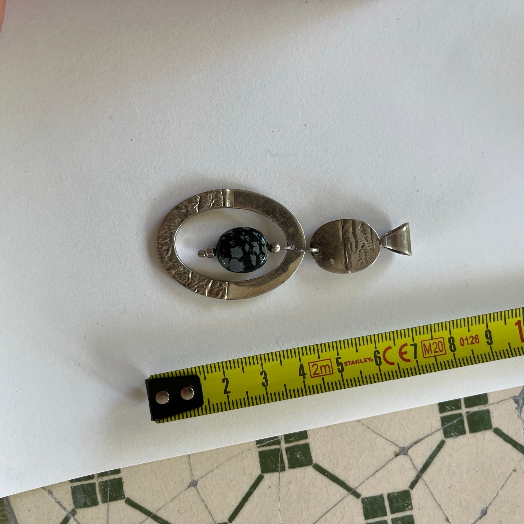 VINTAGE STERLING SILVER MEXICAN PENDANT