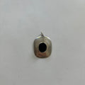 VINTAGE STERLING SILVER ONYX PENDANT