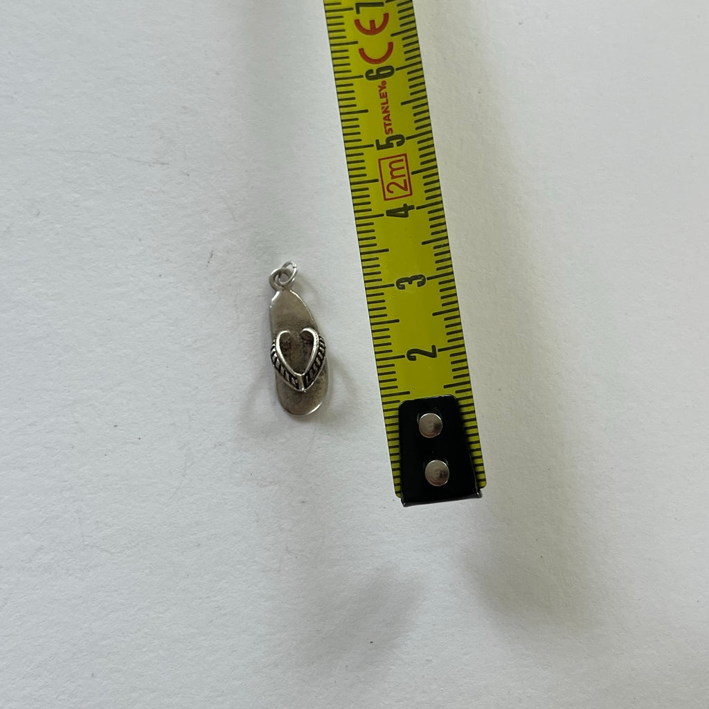 VINTAGE STERLING SILVER FLIP FLOP CHARM