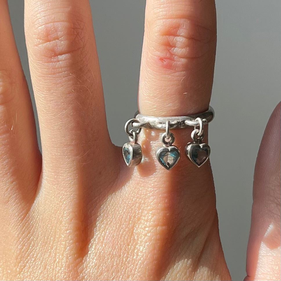 vintage charm ring US 6