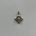 VINTAGE STERLING SILVER FLOWER CUTOUT PENDANT