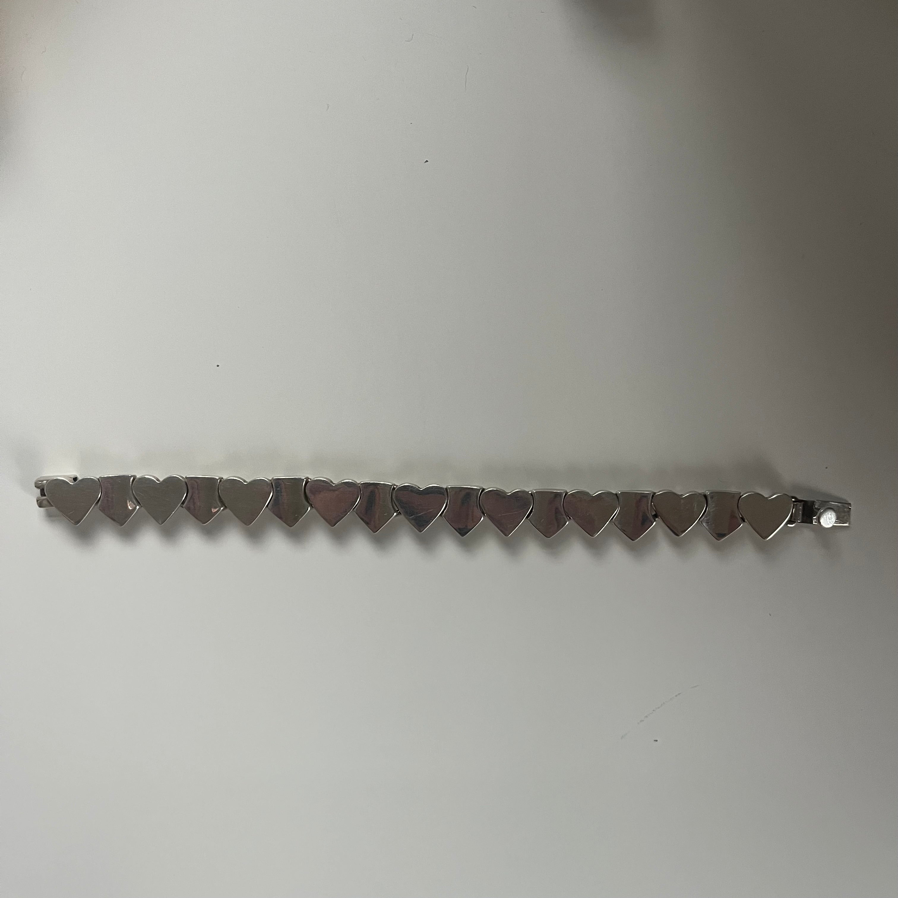 Vintage love heart bracelet