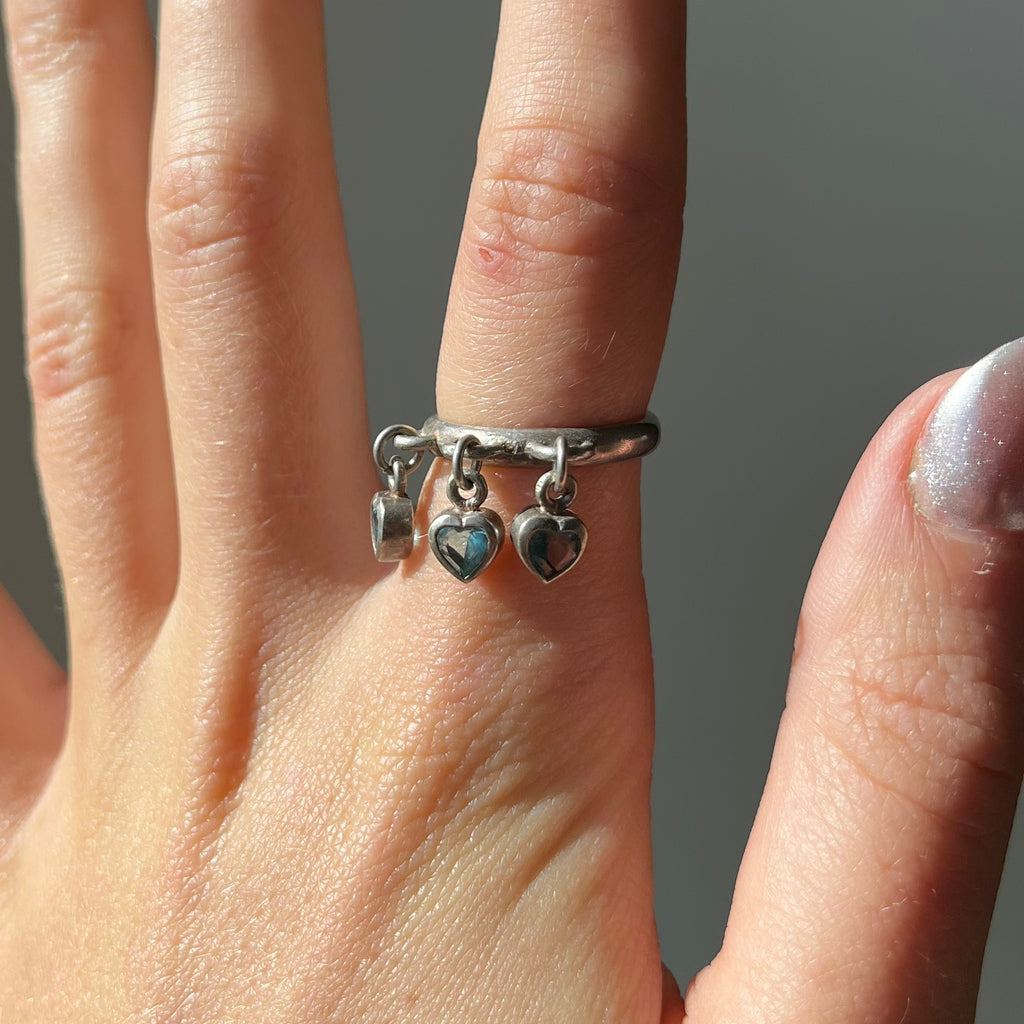 vintage charm ring US 6