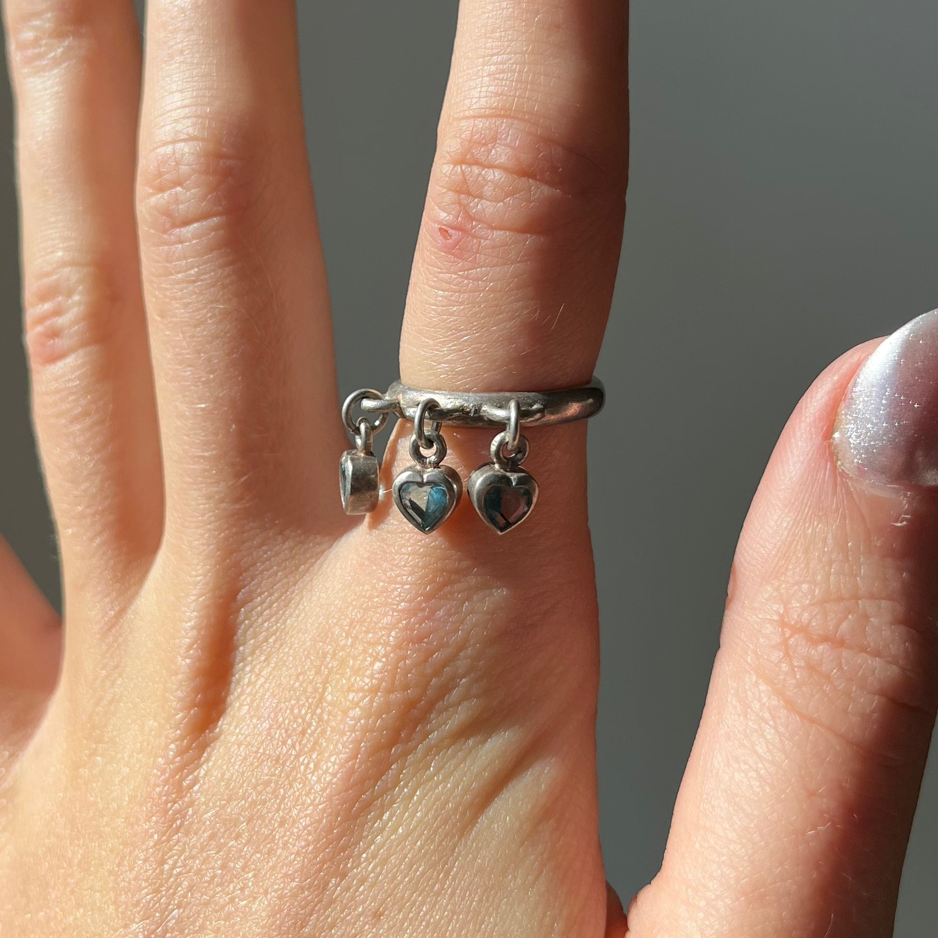 vintage charm ring US 6