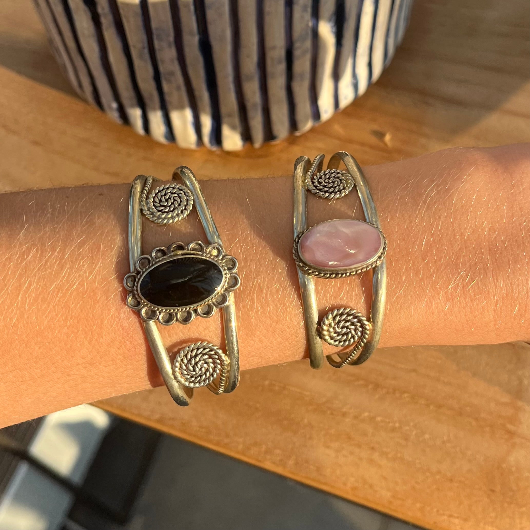 Vintage cuff bracelets
