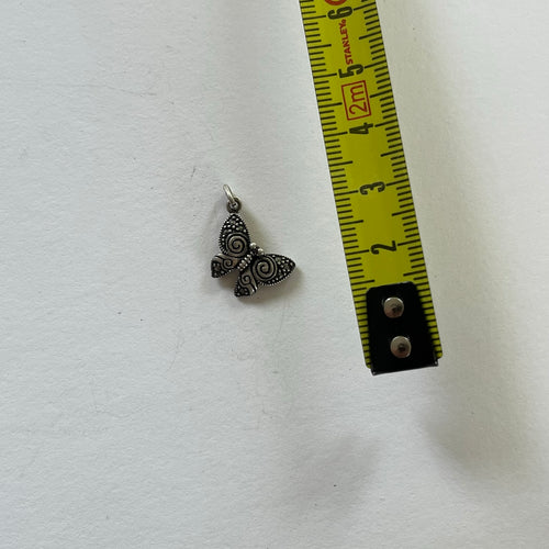 VINTAGE STERLING SILVER BUTTERFLY CHARM