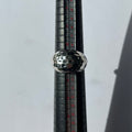 vintage US 11 925 silver dome hammered ring