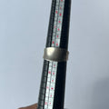 vintage curved silver band US 9