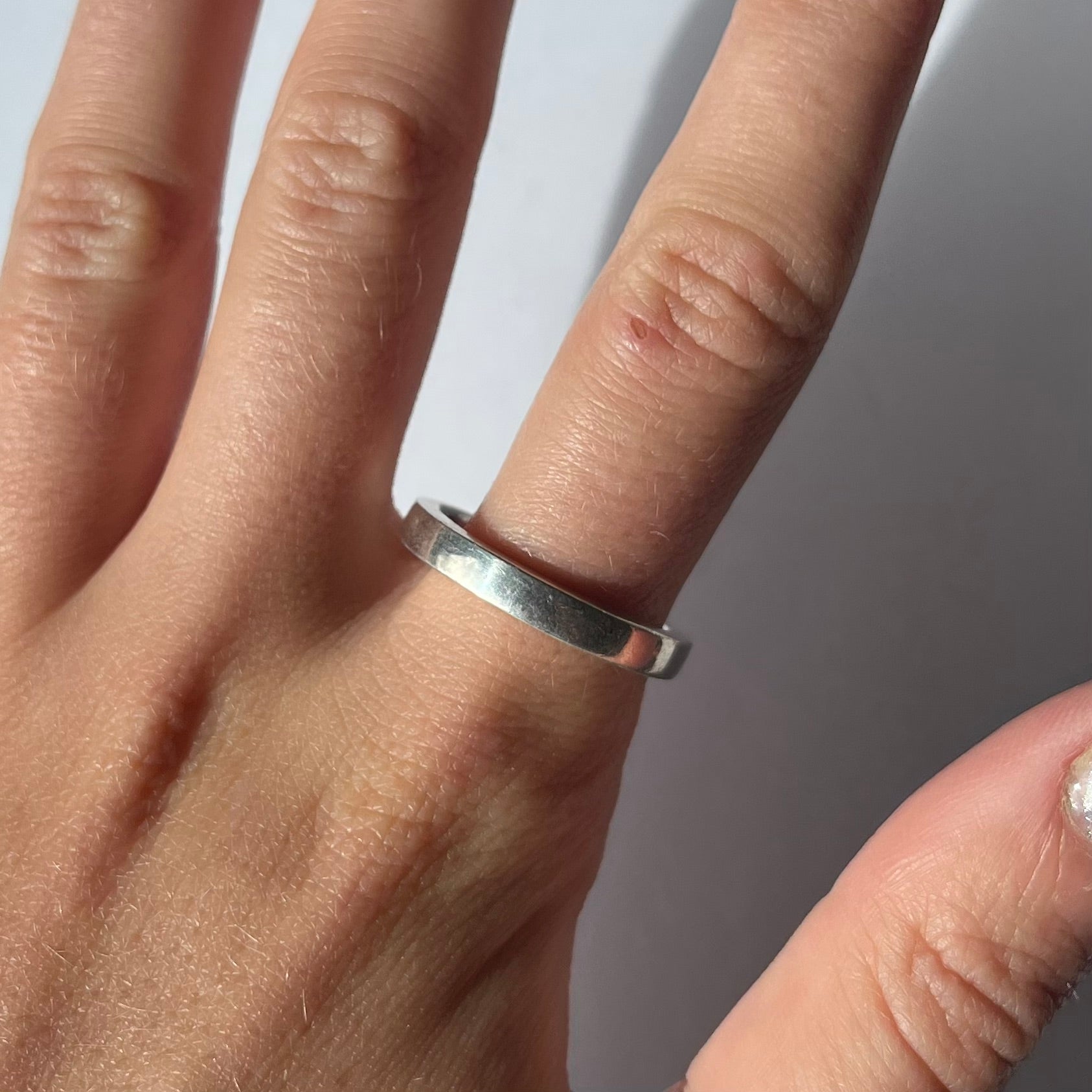 vintage silver band US 9.5