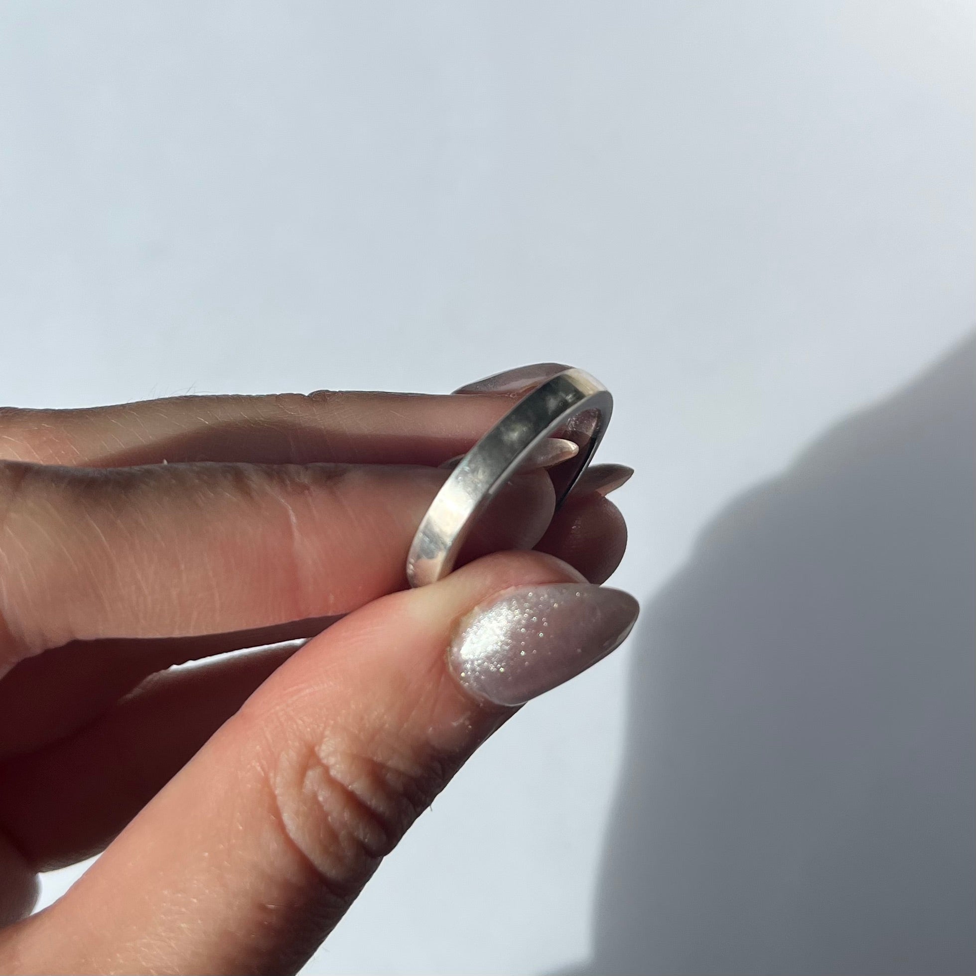 vintage silver band US 9.5